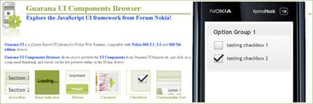 Guarana UI Components Browser