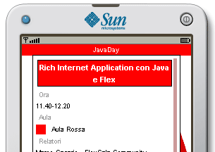 2007 Rome JavaDay Midlet screenshot